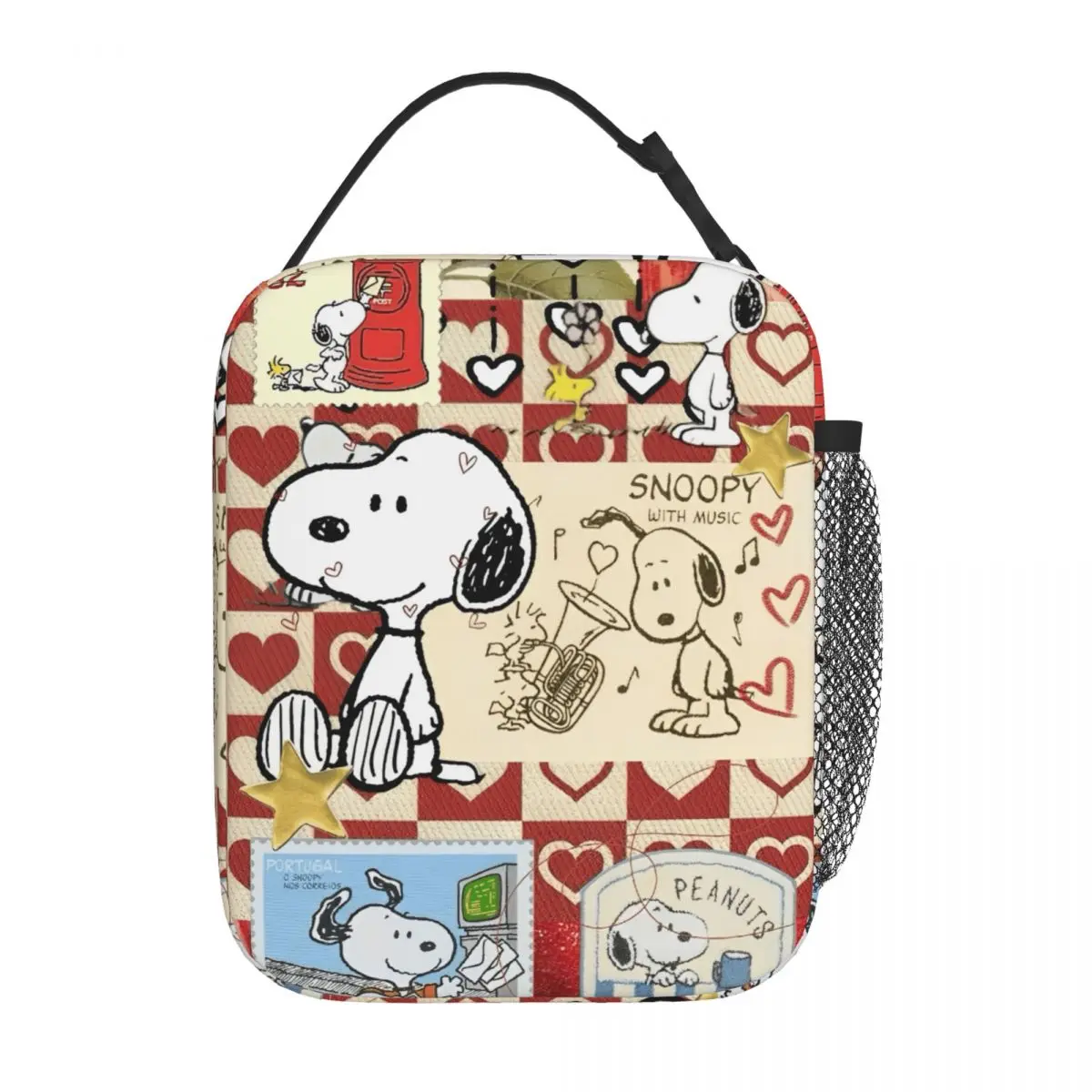 

Insulated Lunch Bag Snoopys Merch Food Box Ins Style Cooler Thermal Bento Box For School