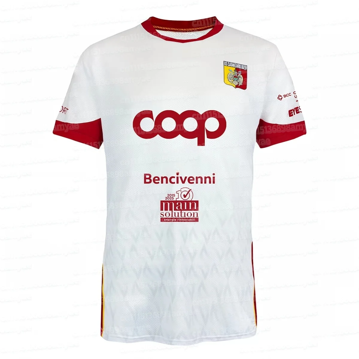 Neues 26 Catanzaro Fußball-Matchtrikot T-Shirt Italienisches Herren-Fußball-Schnelltrocknungs-Trikot T-Shirt Speziell für Familien – Detail 7
