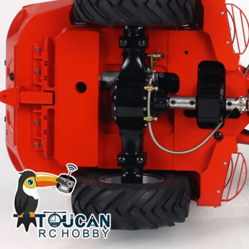 

1/14 LESU AT1050 Гидравлический RC телескопический рычаг Вилка Грузовик-погрузчик TOUCAN DIY Окрашенная готовая модель радиоуправления THZH1961