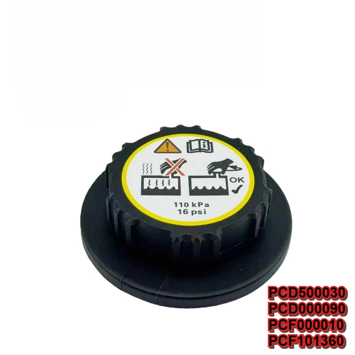 

PCD500030 PCD000090 PCF000010 PCF101360 Coolant Water Tank Cap Expansion Bottle Cover Cooling System Replacement Parts