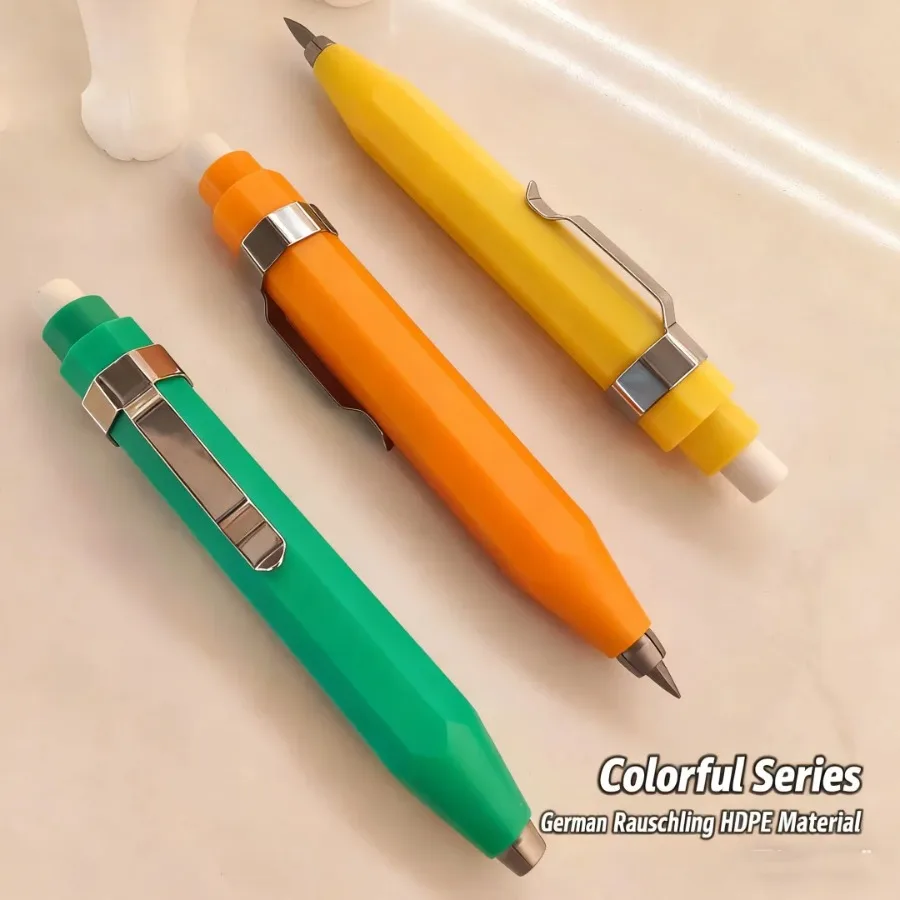 

Автоматический карандаш из титанового сплава для EDC, восьмигранный, тип HB, для черчения и рисования, нажимной, для письма