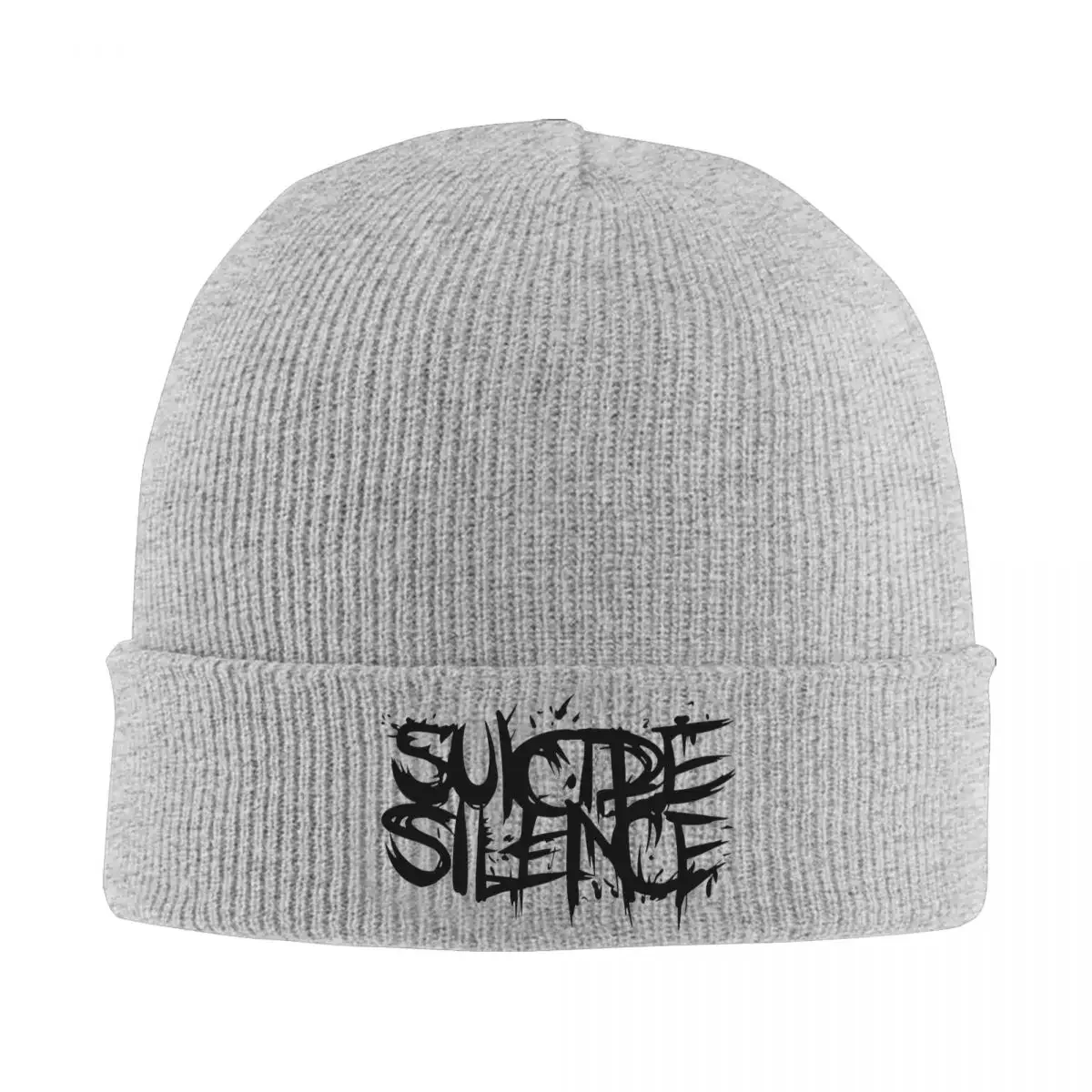 Rock Band Silence Accessories Winter Cuff Beanie For Unisex Skullies Knitted Caps Bonnet Knit Hat