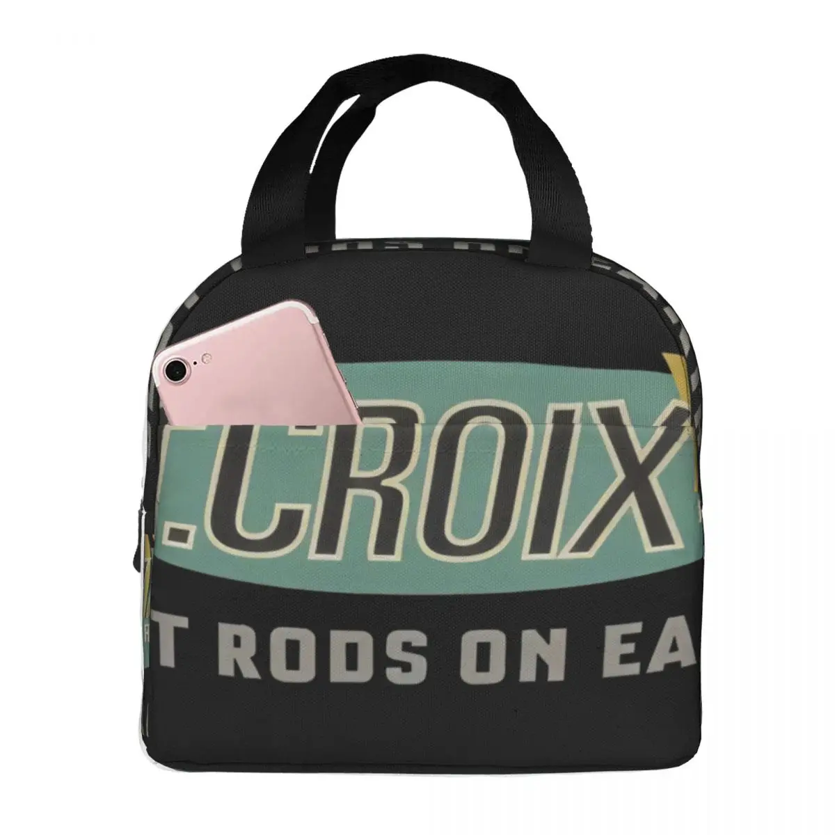 

St. Croix Rods Lunch Bag Unisex Portable Cooler Insulated Lunch Box Food Bento Box