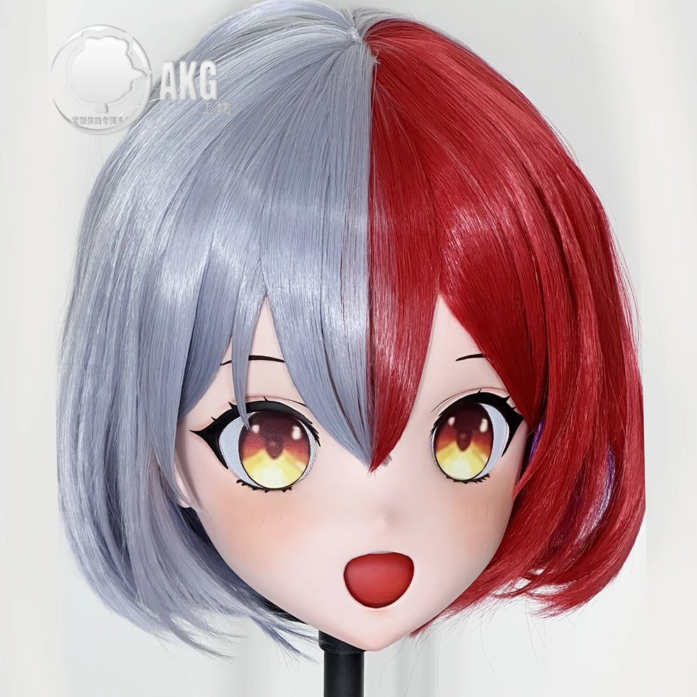 (AL28) تخصيص شخصية كروسدرينج أنثى/فتاة الراتنج كامل/نصف الرأس مع قفل أنيمي تأثيري اليابانية Animego Kigurumi قناع