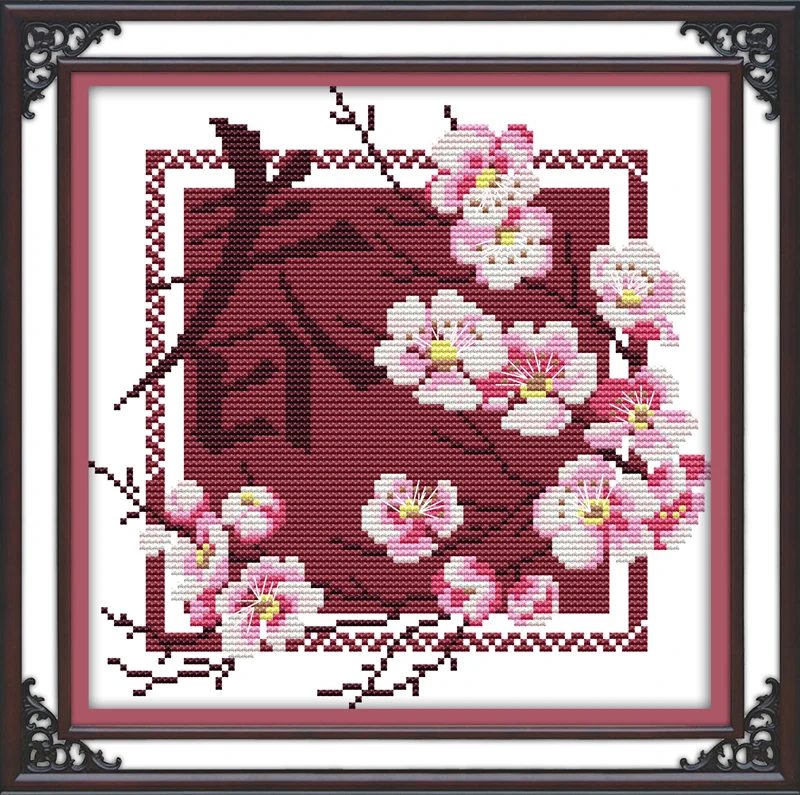 Poetry -spring(1) cross stitch kit Chinese style 14ct 11ct count print canvas stitching embroidery DIY handmade needlework plus