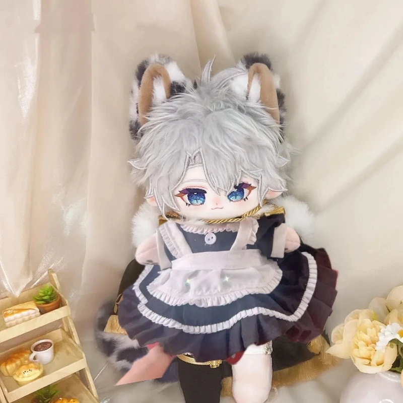 

Мягкое 20 см игровое животное Honkai: Star Rail Phainon, ушной хвост, плюшевая кукла, игрушка, нарядная одежда, плюшевые фигурки леопарда, подарок