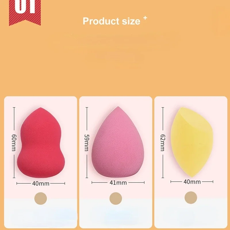 1pc Water-drop Shaped Cosmetic Puff Dry Wet Use Makeup Foundation Sponge Beauty Face Care Tools Accessories Maquillaje Cosmetics