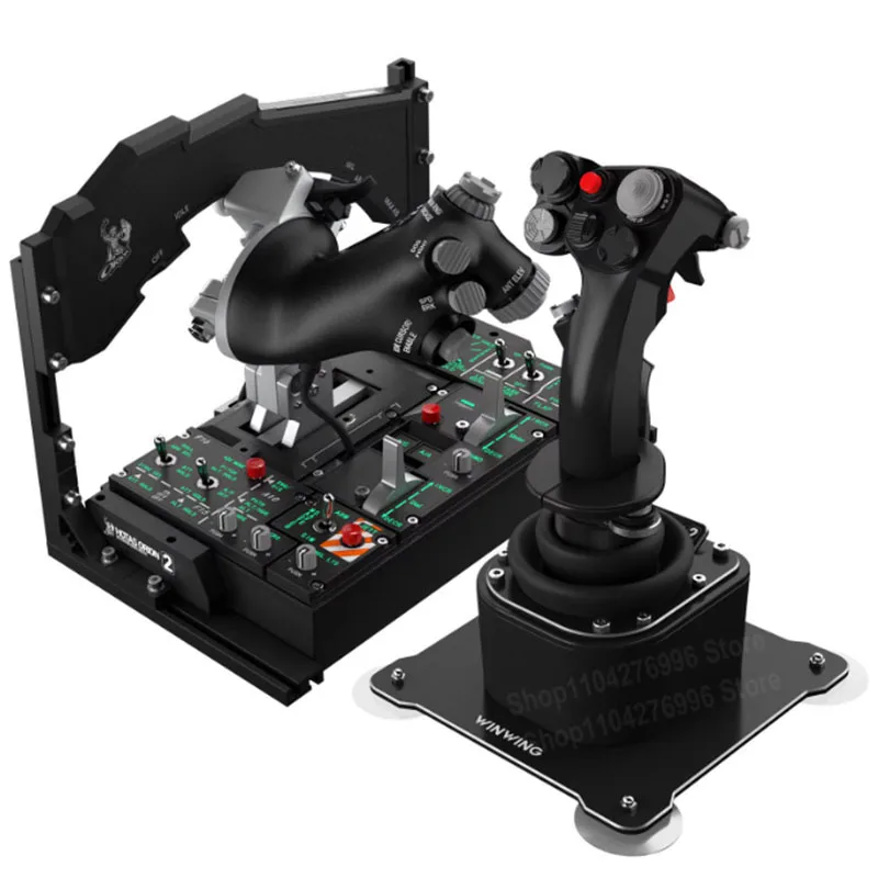 WINWING Orion 2 ViperAce EX Metal Throttle & NOrion 2 ViperAce Flight Joystick For Warthog Fighter Simulator for DCS MSFS XPlane