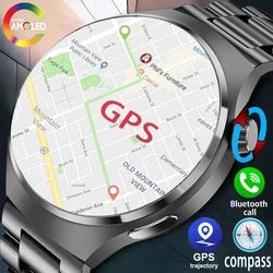 Montre intelligente étanche pour homme, NDavid, GPS, AMOLED, écran HD 360x360, sucre dans le sang, appel BT, IP68, Huawei Watch 4 Pro, GT4 Pro