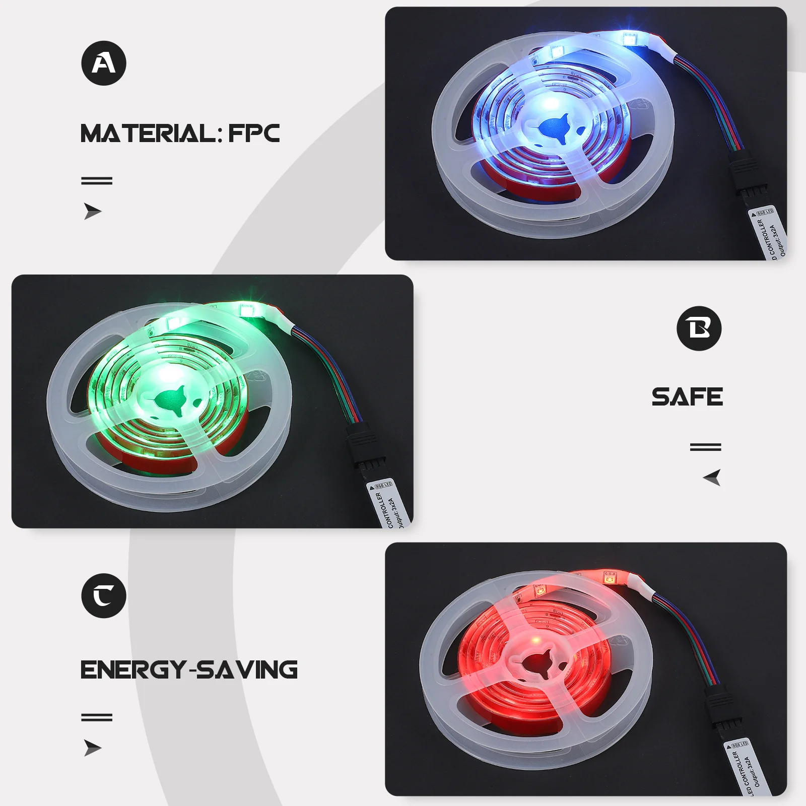 5 فولت Rgb LED قطاع ضوء مصلحة الارصاد الجوية 5050 30 المصابيح أضواء الشريط المرن سهلة التركيب داخلي في الهواء الطلق الطرف الديكور مقاوم للماء Ir عن بعد