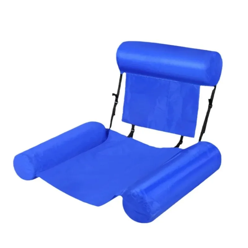 

Three-tube Inflatable Lounge Chair Foldable Color Pattern Floating Drainage Upper Amusement Lounge Chair Floating Bed Sofa