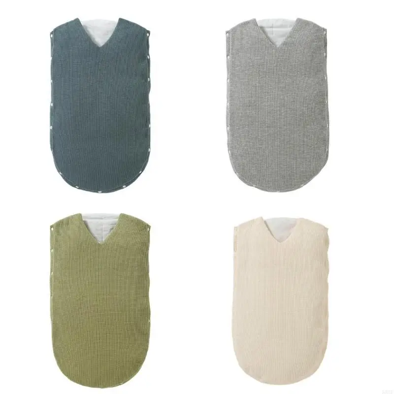 K8GF متعددة الوظائف الطفل بطانية الخامس الرقبة التقميط منشفة ملفوفة لينة ودافئة كيس النوم لخريف شتاء بلون