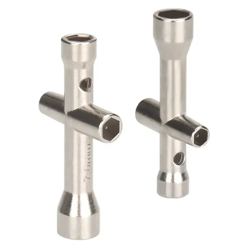 1pcs Cross Socket Wrench Mini 4-in-1 M2/M2.5/M3/M4 Nut Driver Tool for 3D Printer Heat Block Nozzle Repair Accessories