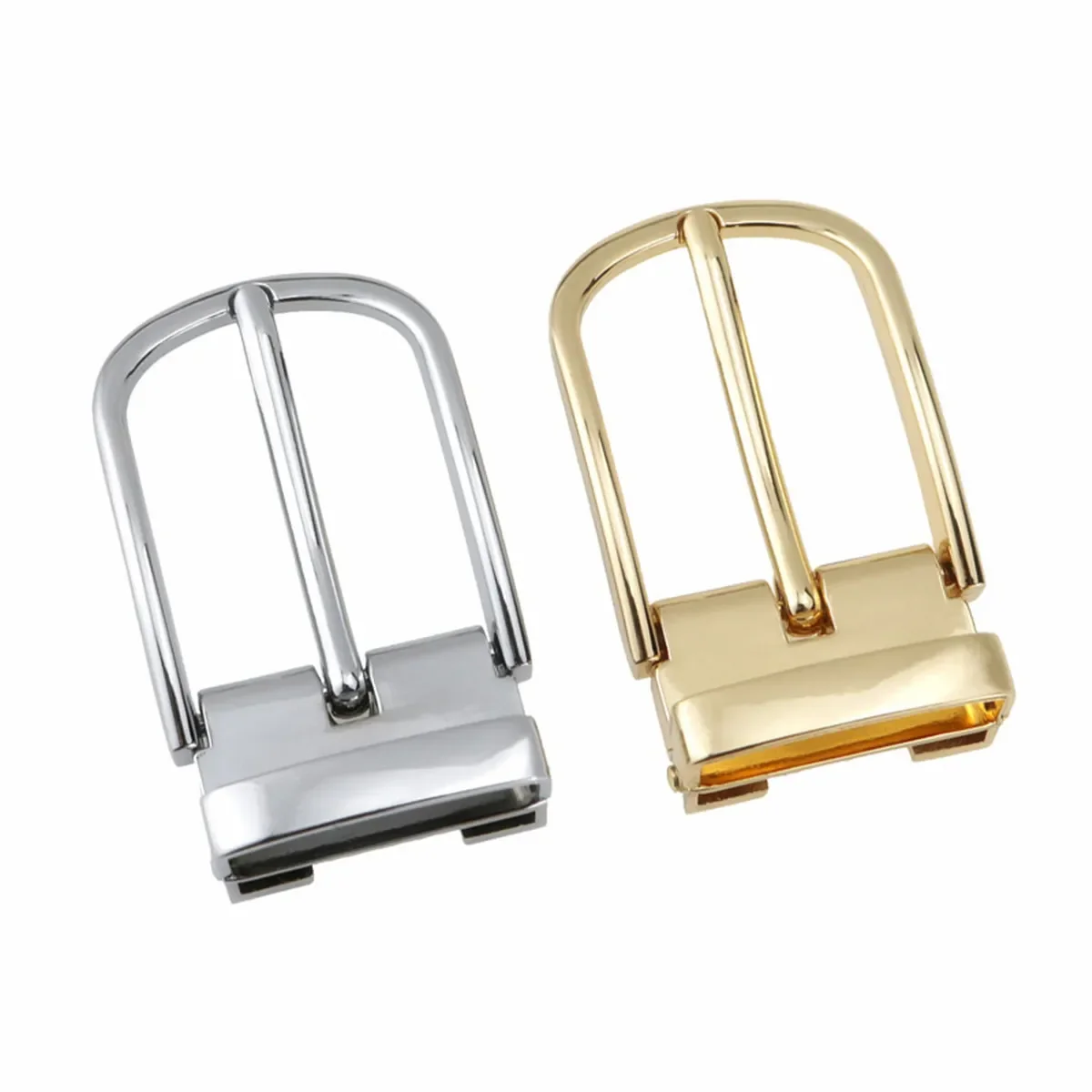 Men's 35mm Hard Solid Zinc Alloy Belt Buckle Fashion Business Leather Belt Buckle Male Accessory