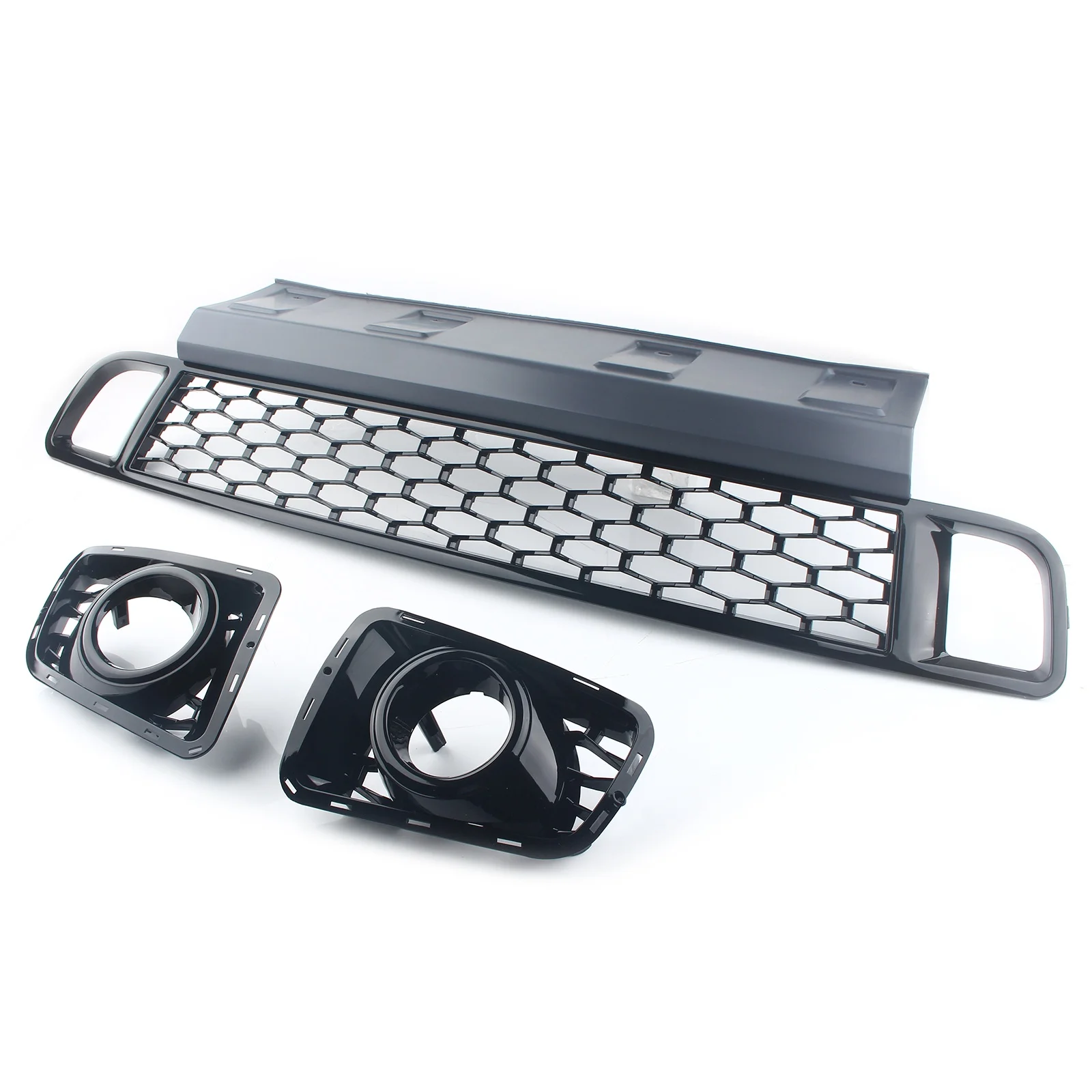 For Land Rover Range Rover L322  2010-2013 Autobiography Car Front Lower Bumper Grille Lower Grill Black ABS Plastic