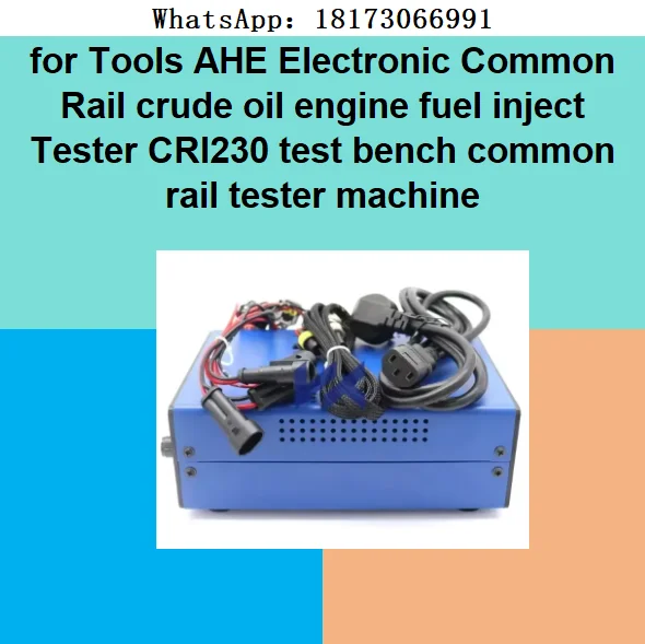 for Tools AHE Electronic Common Rail crude oil engine fuel inject Tester CRI230 test bench common rail tester machine