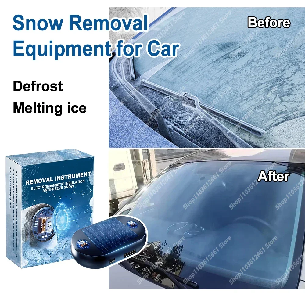 Car Snow Removal Equipment Winter Car Ice Snow Melting Device Automobile Deicing Remove Snow Melt Frost Defrost Antifreezing