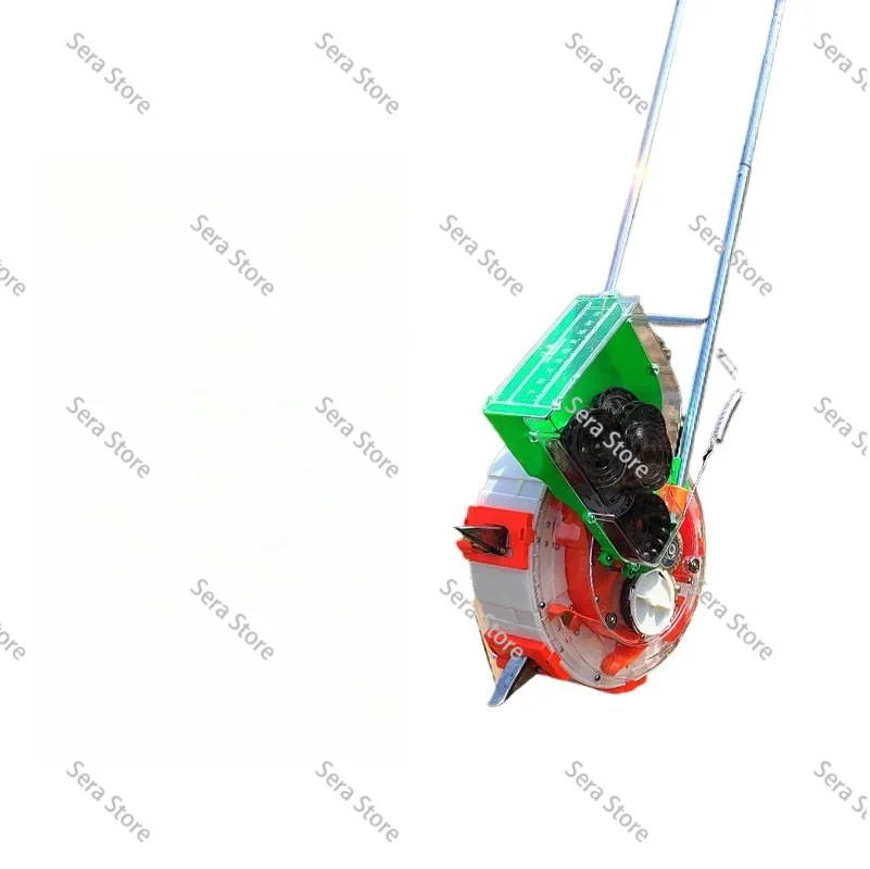 Hand Push Precision Seeder | For Peanuts, Soybeans, Corn & Fine Grains, Roller Planter Design