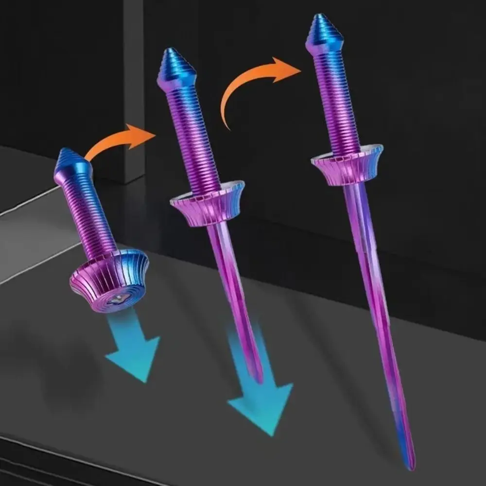 Funny Gift Anxiety Relief 3D Printing Telescopic Spiral Sword Sensory Cosplay Props Retractable Stress Relief Adult