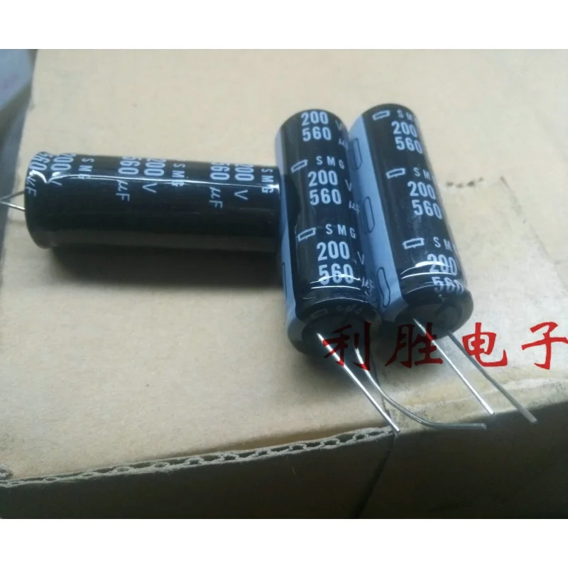 

2PCS Chemical Black Diamond Aluminum Electrolytic Capacitor 200V 560UF 18X50 SMG