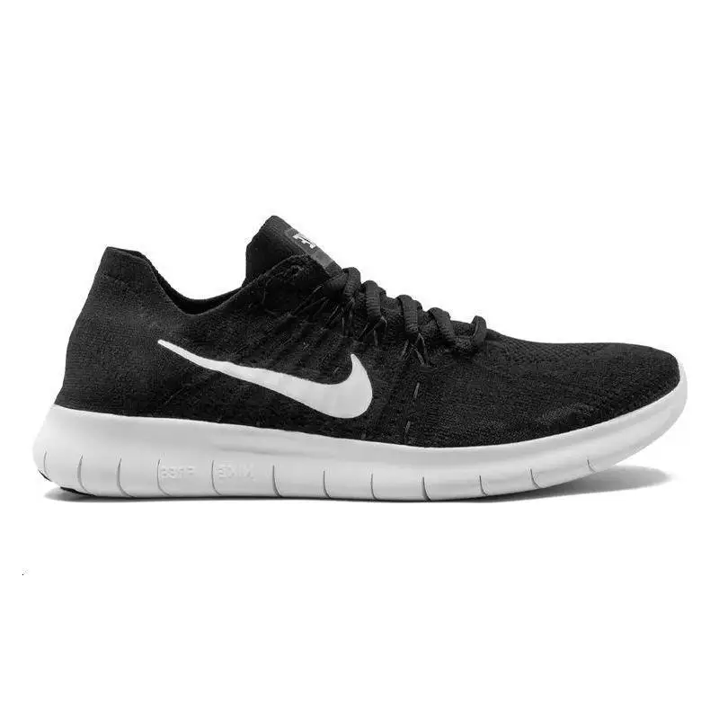 Nike Nike Free RN Flyknit 2017 Black/White-Anthracite Women's Sneakers shoes 880844-001