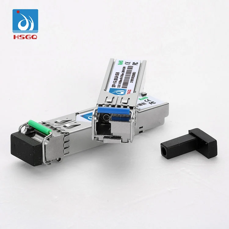 HSGQ  1G Sfp Module 20km 1310/1550 Sfp Transceiver Epon Sfp Optical Module Single Mode Fiber (smf) Sc Network Fttx Solution