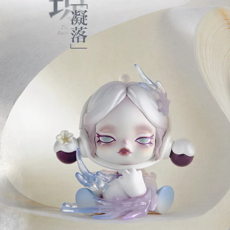 Pop Mart Skullpanda The Ink Plum Blossom Series Blind Box Toys Anime Action Figure Caja Surprise Mystery Box Bambole Ragazze Regalo