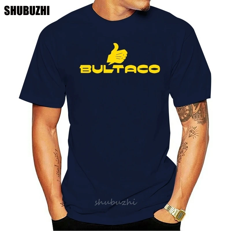 Nueva camiseta limitada BULTACO SHERPA METRALLA España MOTO deportes de carreras todoterreno marca masculina camiseta hombres verano Camiseta de algodón
