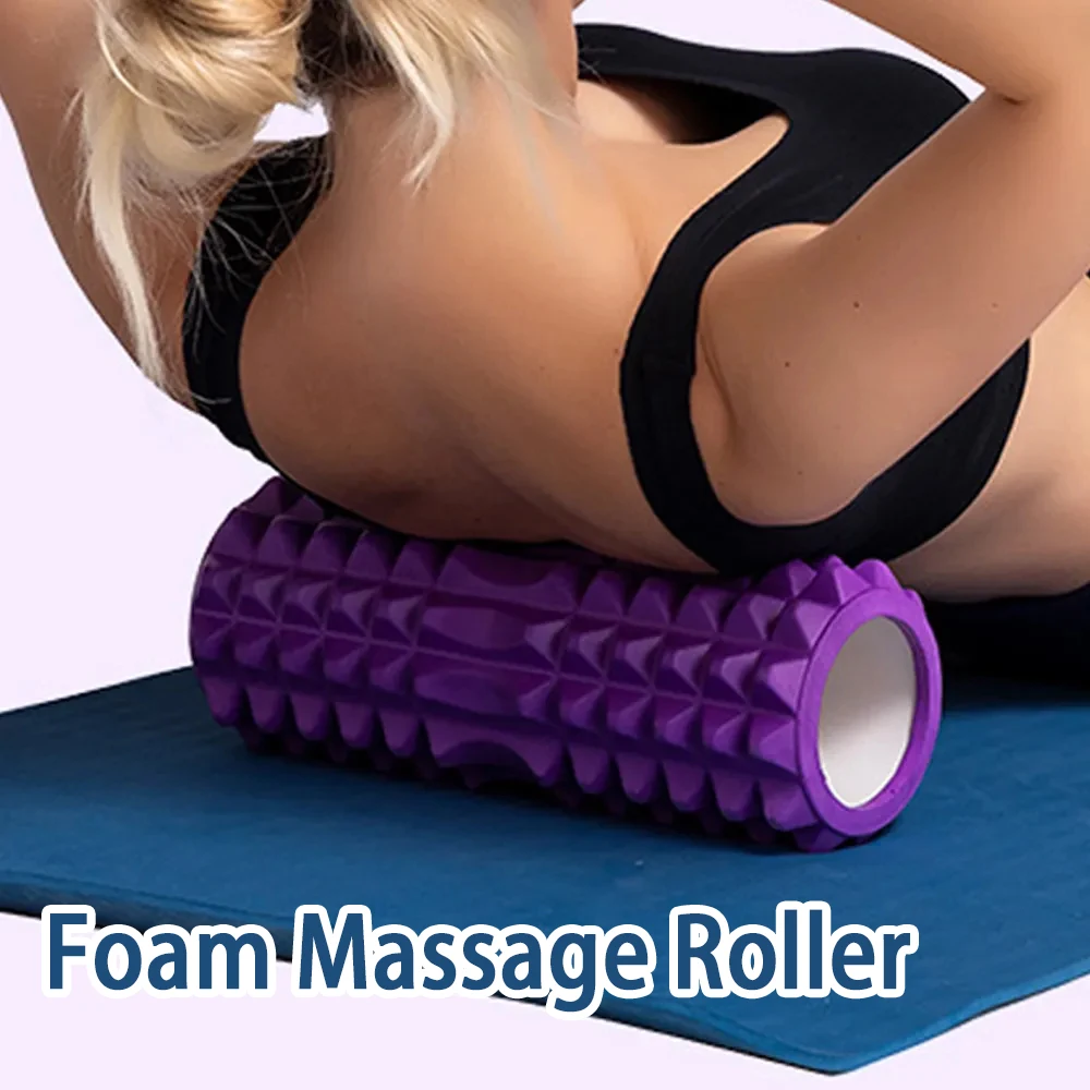 

1pc Foam Massage Roller Hollow Yoga Column Fitness Equipment for Muscle Massage Physiotherapy And Sports Rehabilitation