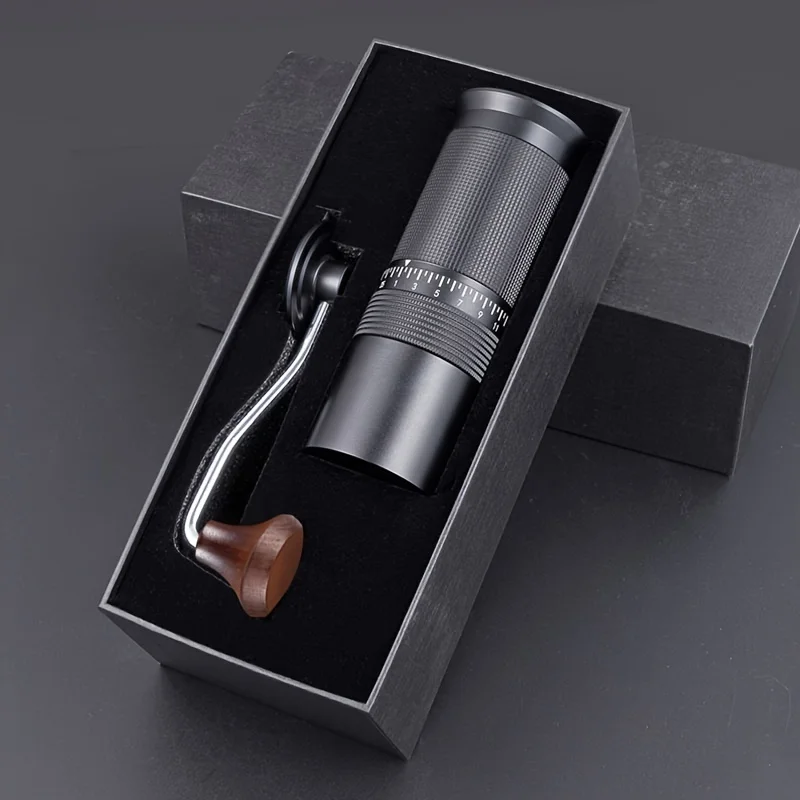 

Manual Coffee Grinder Hand Crank Portable Coffee Bean Mill with Adjustable Coarseness