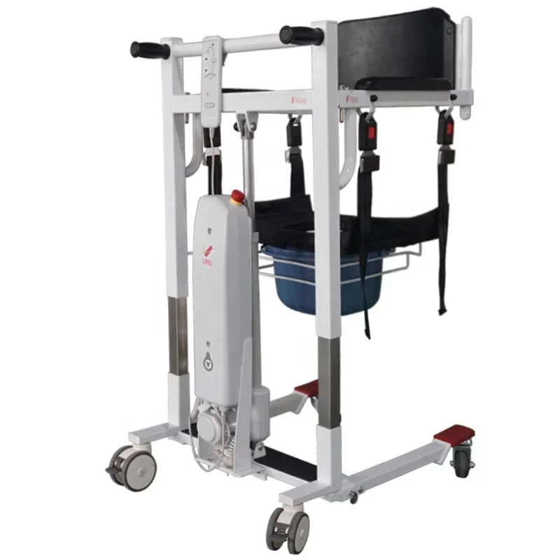 Liftable Patient Lift Chair Assisted Riser Bedridden Paralyzed Elderly Care Disabled Commode Chair