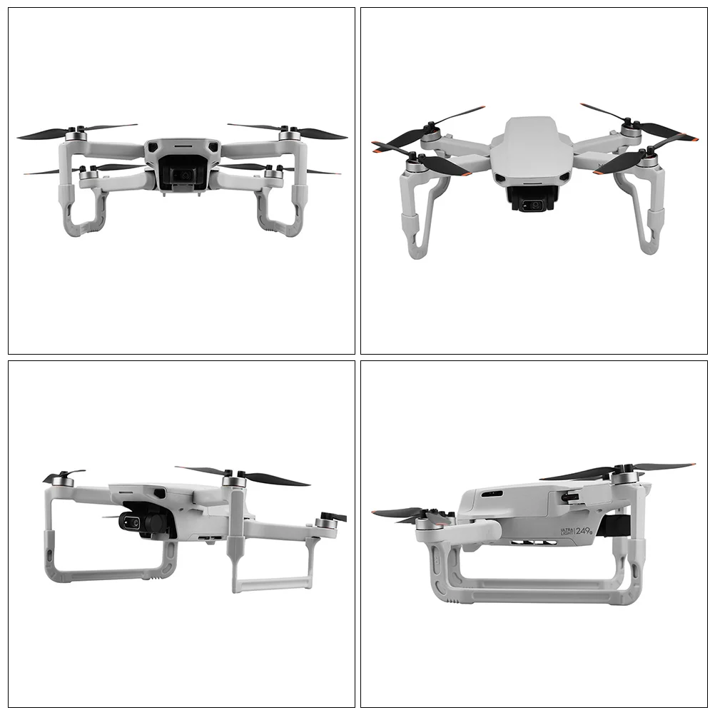 Augmenter le trépied remplacement train d'atterrissage hauteur Extender Drone de pêche Suite jambe Abs étendu Mini
