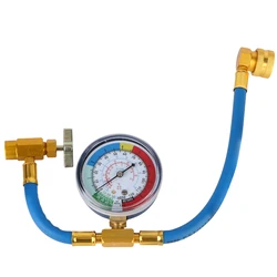 Reparing Tools Refrigerant Recharge Hose R134A  Accessories Car Air Conditioning Pressure Gauge Measuring Kit