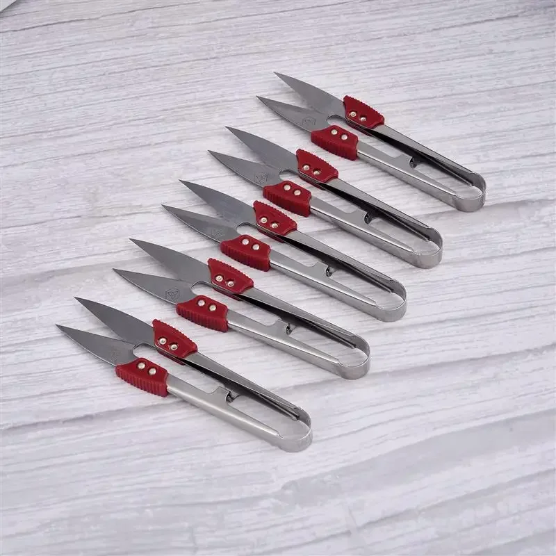 Stainless steel cross stitch scissors, embroidery scissors, U-shaped thread fabric scissors DIY sewing fabric yarn cutting tools