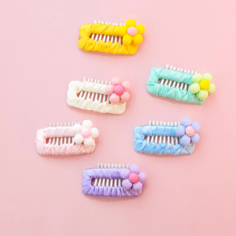 Handmade Hairpins para Animais De Estimação, Cabelo De Cão, BB Clip, Flor Colorida, Gato, Puppy Headdress, Pet Grooming Acessórios, 12Pcs