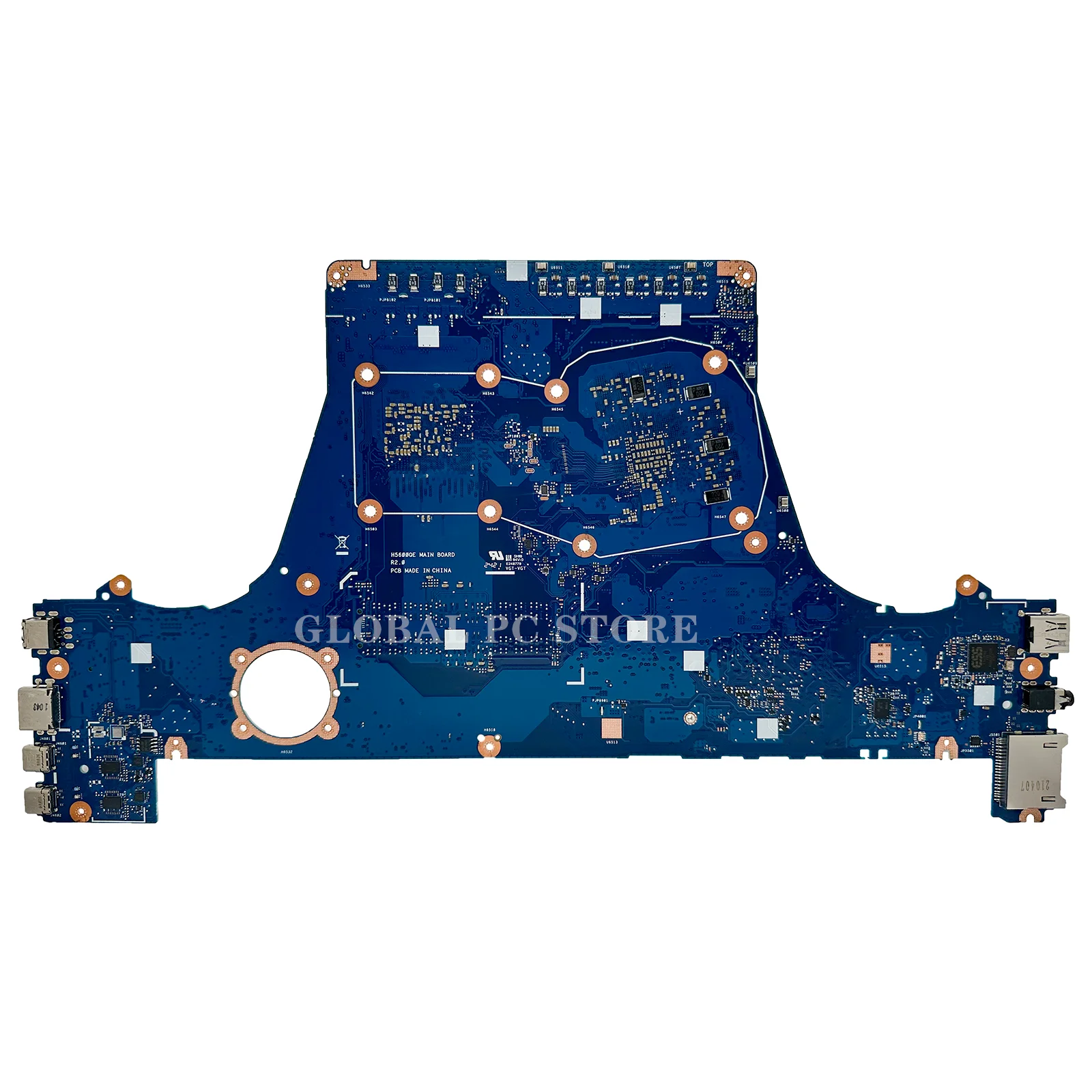 KEFU H5600Q Mainboard For ASUS H5600QE J5600QE W5600Q2A J5600Q2A Laptop Motherboard R7-5800H R9-5900H RTX3050Ti RTX-A2000