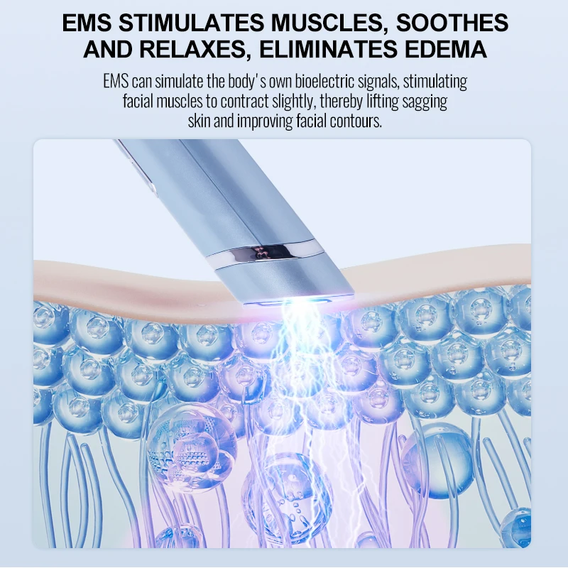 2-in-1 oogschoonheidsapparaat Gezichtsmassager Led Roodlichttherapie Wand voor ontspannen Oog Donkere kringen Oogzakken Wallen Huidverzorgingstool