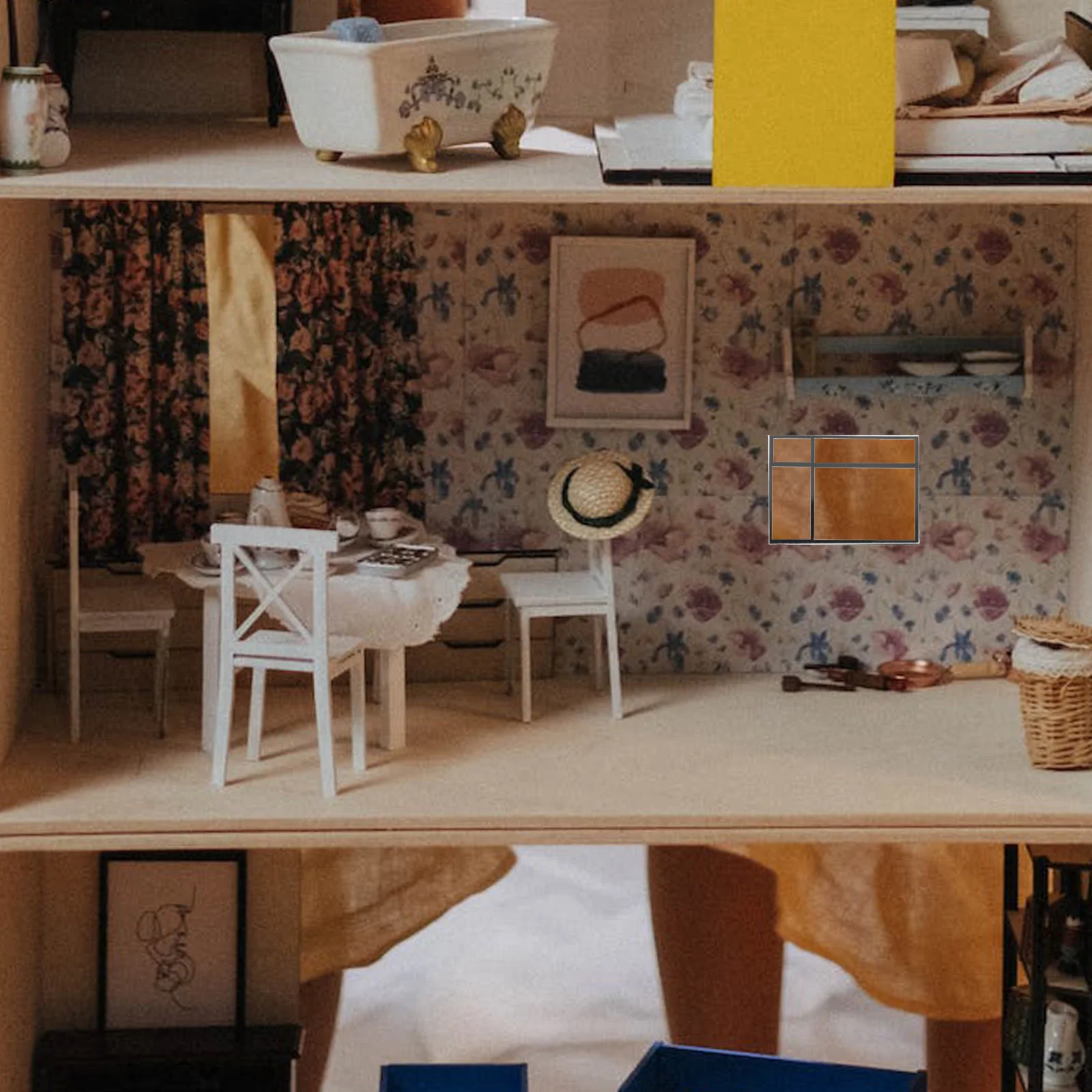 2 stuks miniatuur huisramen realistische schaal handgemonteerd hout traditioneel ontwerp voor doe-het-zelf diorama decor ambachtelijke projecten venster