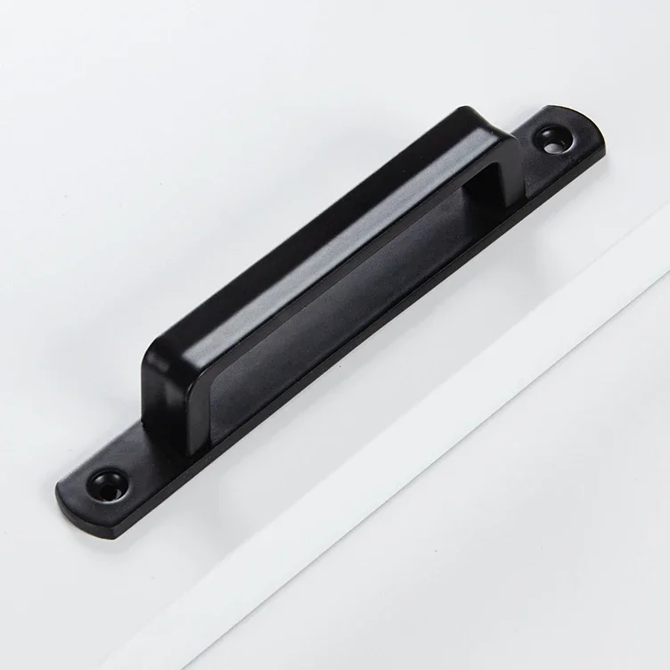 zinc alloy black door handles balcony bedroom kitchen door pulls furniture handle door hardware