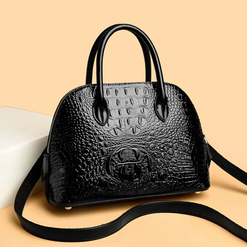 

Stylish Ladies Crossbody-Bag Made Of Sun-Printed Leather Featuring High-End Switzerland Commuter Lightweight Soft Look