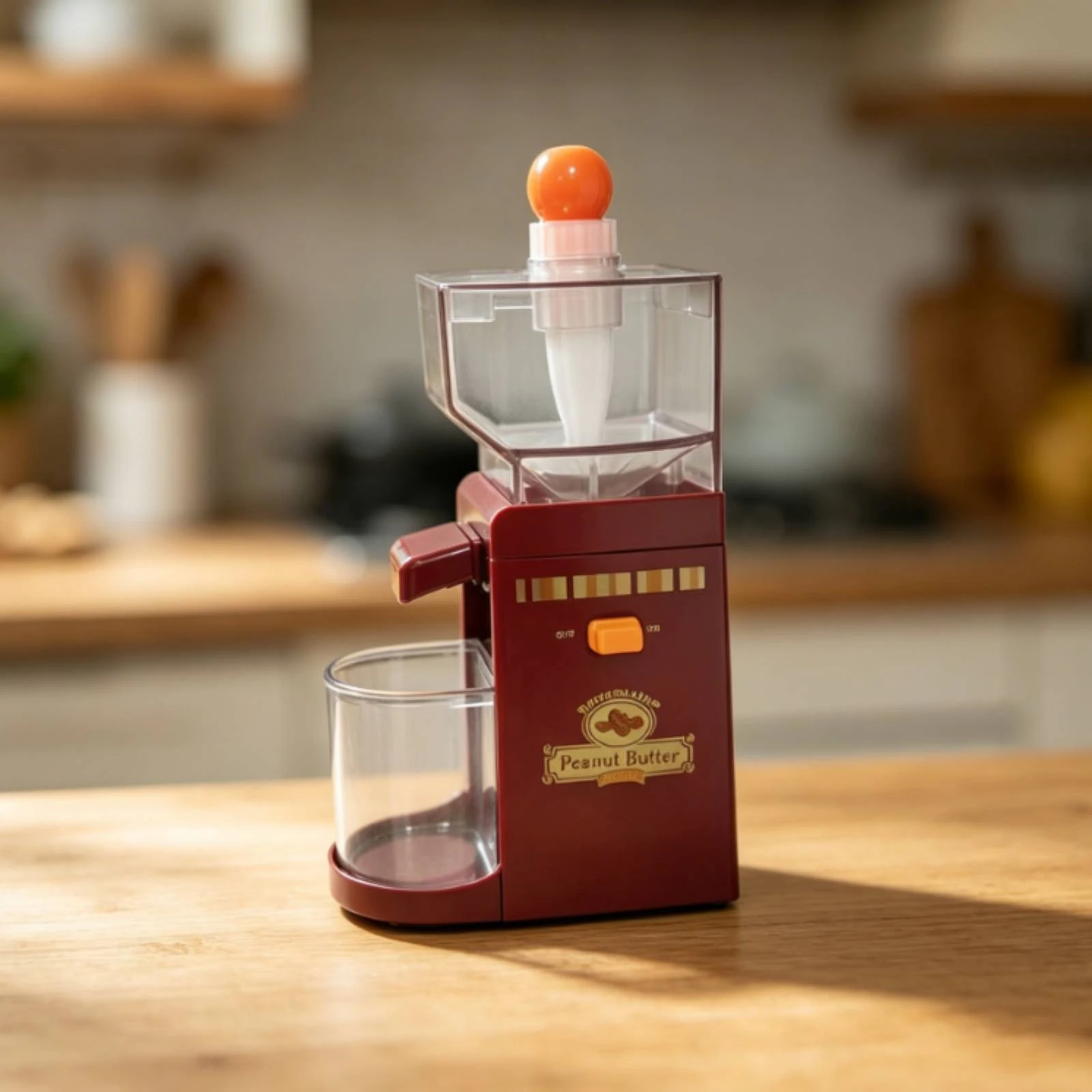 Peanut Butter Machine with Collection Cup Compact Peanut Butter Maker Sesame Paste Maker Household Sesame Sauce Grinder
