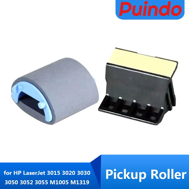 

1 set RC1-2038-000 Separation+Printer Pickup Roller for HP 1010 1015 1018 1020 3015 3020 3030 M1005 RC1-2030-000 RC1-2050-000