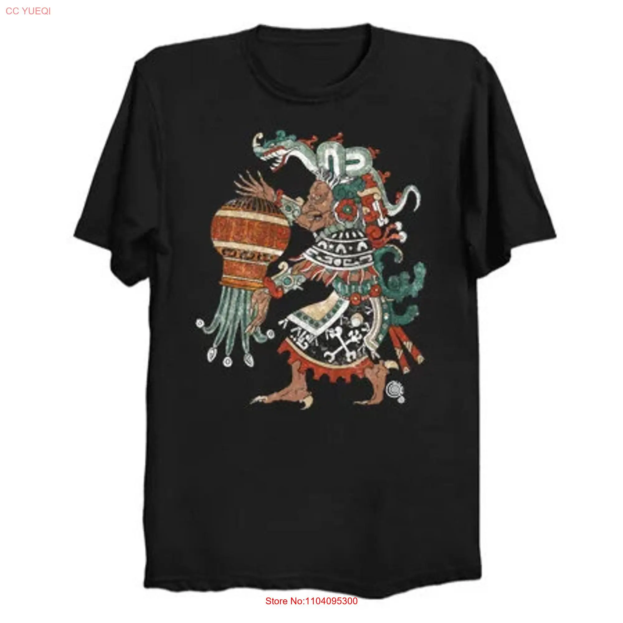 Ixchel t shirt Maya Goddess Moon long or short sleeves