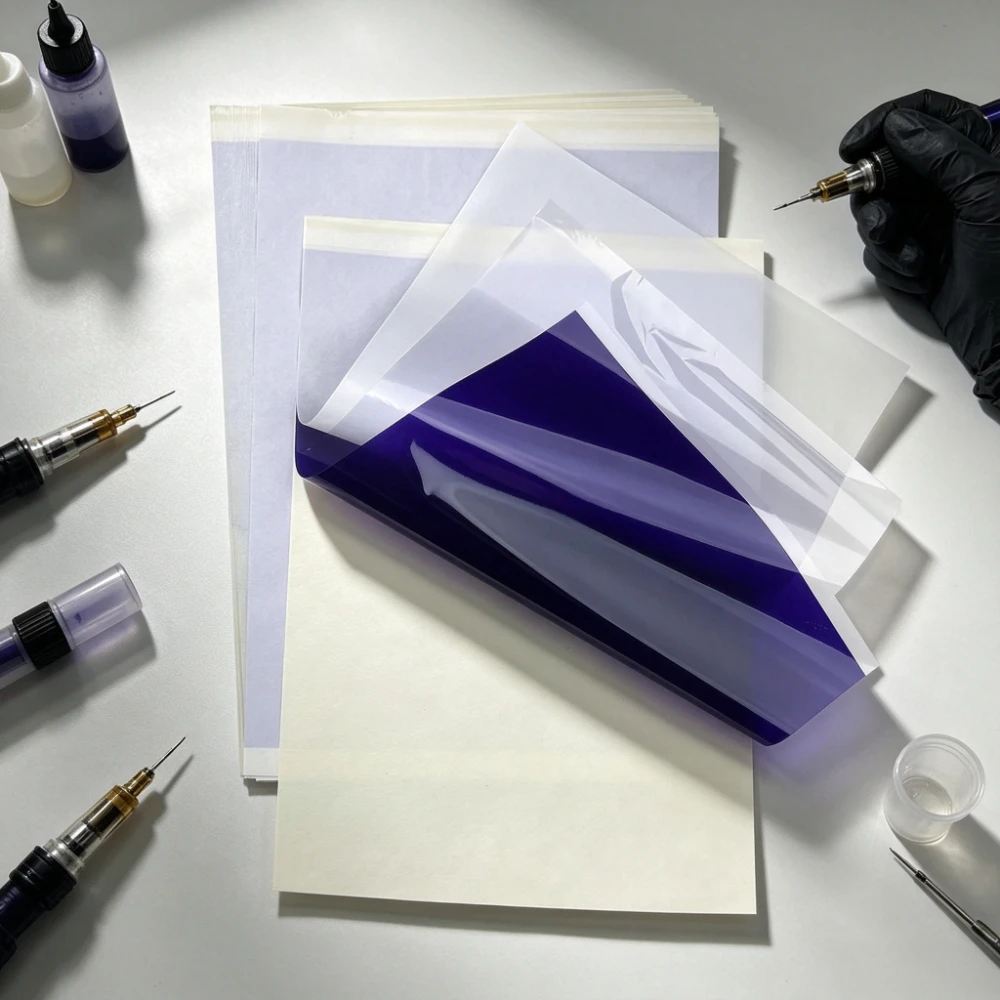 

Professional Tattoo Paper Copy Paper Tracing Papers Tattoo Supplies Carbon Thermal Stencil 4 Layered Sheet Tattoo Transfer Paper