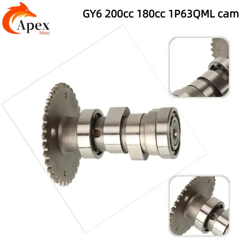 

ATV Durable Cam Shaft for GY6 180cc/200cc Engines - Compatible with Motorcycle Scooter and Moped Go Kart
