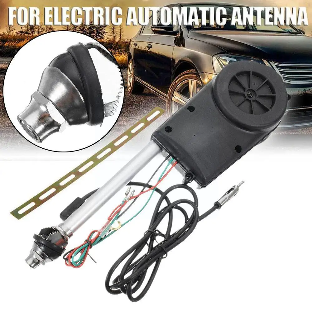 

Universal Retractable Car Antenna Auto Retractable Radio Antenna Retrofit Kit 12V External Car Antenna Car Replacement For Car