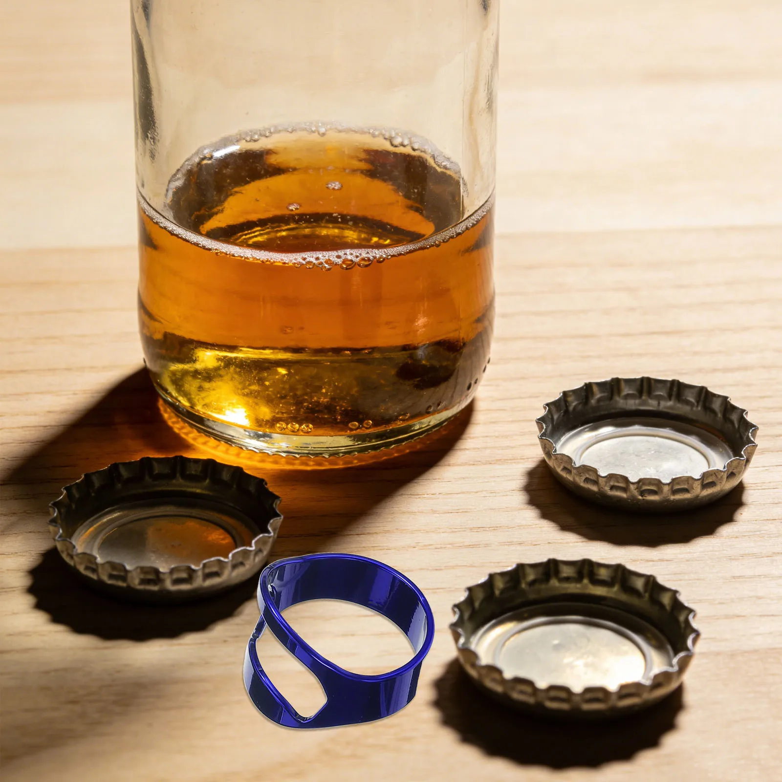 

20Pcs Steel Party Tool Bottle Opener Ring for Beer Soda Stainless Finger Opener Portable Drink Accessory Home Nightclub Jewelry