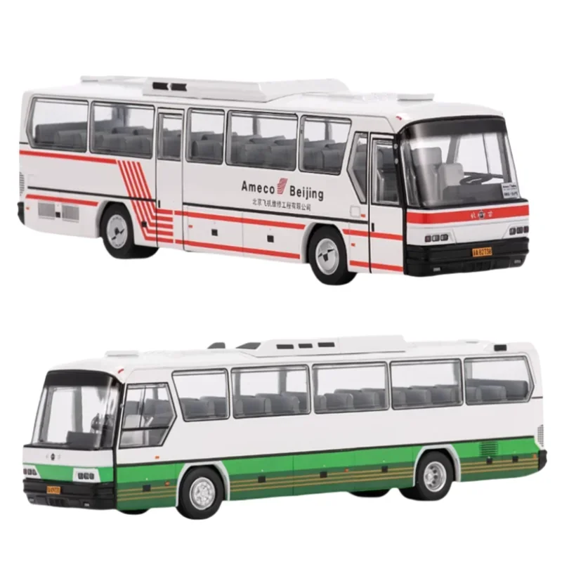 XCARTOYS 1:64 North BFC6120 luxury tour bus Ameco bus alloy roller miniature simulation model, adult decoration, boy toys