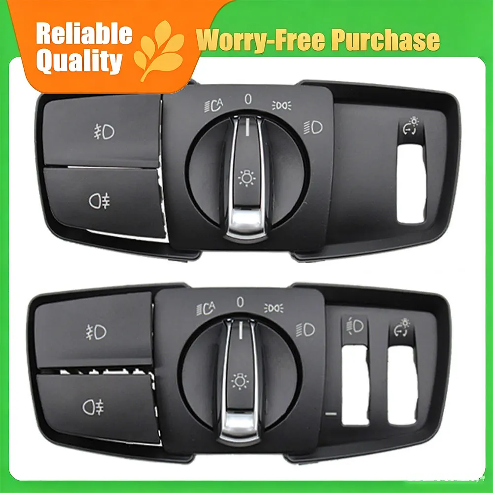 For BMW 1 2 3 4 Series F20 F21 F22 F23 F30 F34 F32 F36 Car Front Headlight Switch Rotation Button Headlamp Control Knob Cover