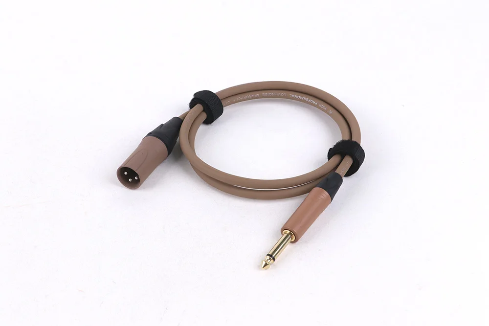 6,35 mm Mono-Stecker TS-Buchse auf 3-poliges XLR-Stecker/Buchse Audiokabel für Pro-Aufnahme, Verlängerung, Mikrofon, Kabel, Mixer, Lautsprecher, Verstärker, Live – Detail 12